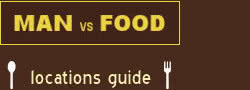 Man vs Food Locations